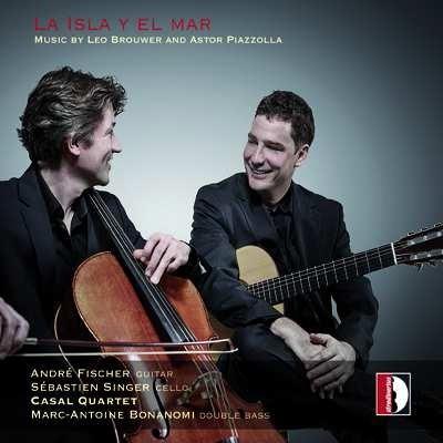 La isla y el mar - CD Audio di Astor Piazzolla,André Fischer