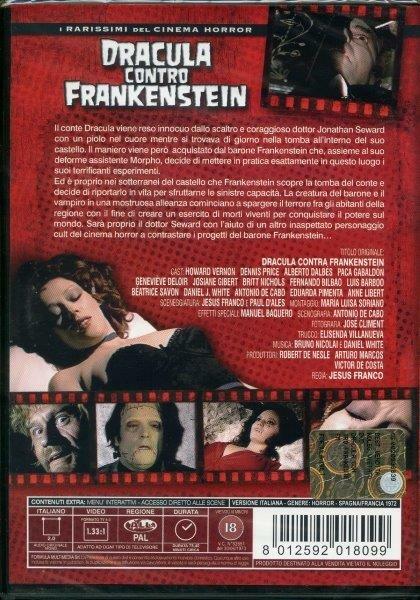 Dracula contro Frankenstein di Jess Jesus Franco - DVD - 2