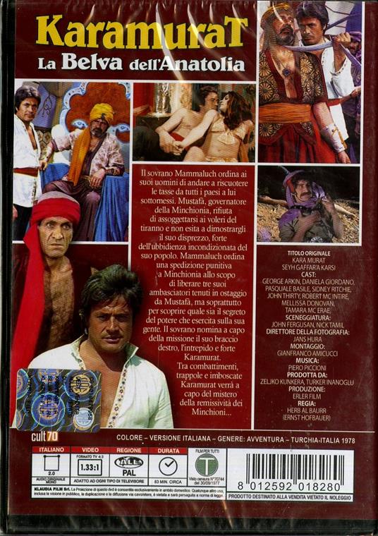 Karamurat la belva dell'Anatolia di Herd Ad Baurr - DVD - 2