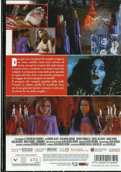 Violenza ad una vergine nella terra dei morti viventi di Jean Rollin - DVD - 2