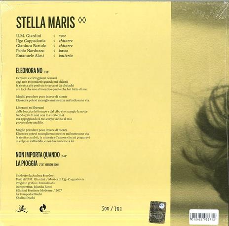 Eleonora No - Vinile LP di Stella Maris - 2