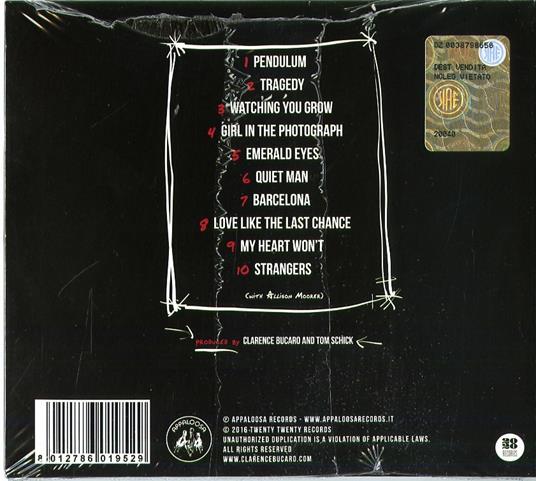 Pendulum - CD Audio di Clarence Bucaro - 2