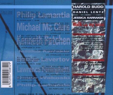 Walk Into My Voice - CD Audio di Harold Budd - 2