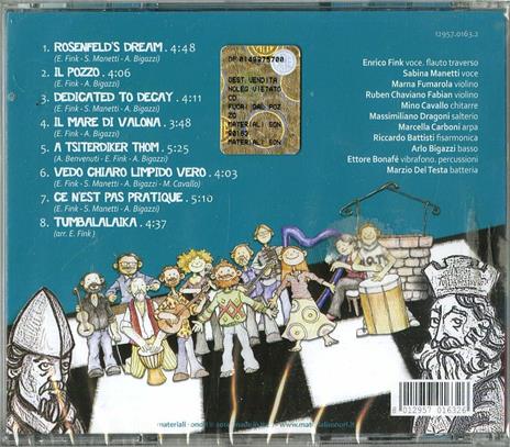 Fuori dal pozzo - CD Audio di Enrico Fink,Arlo Bigazzi,Cantierranti - 2