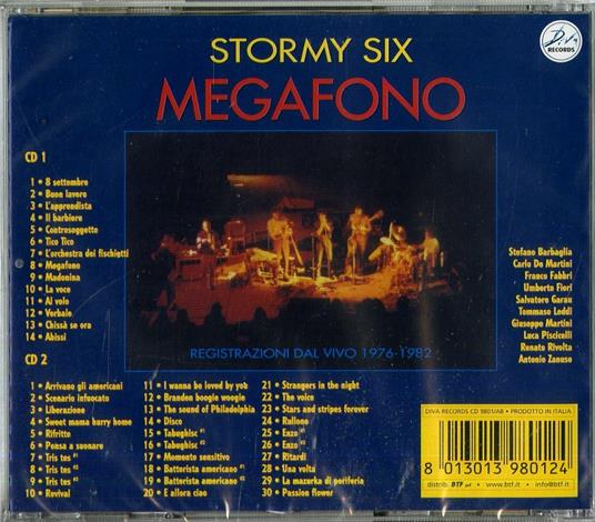Megafono - CD Audio di Stormy Six - 2