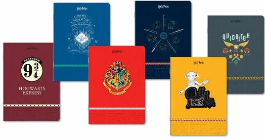 Quaderno Maxi A4 Harry Potter 100 gr. Quadretti grandi 4 mm