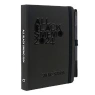 Agenda All Black Smemo 2024, Giornaliera 12 mesi,  - 12 x 16,5 cm