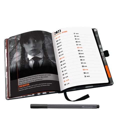 Agenda All Black Smemo 2024, Settimanale 12 mesi,  - 12 x 16,5 cm - 4