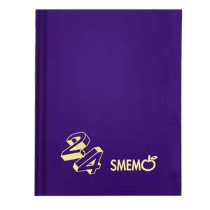 Cartoleria Diario Smemo 16 mesi, 2024, Viola - 11 x 15 cm Smemoranda