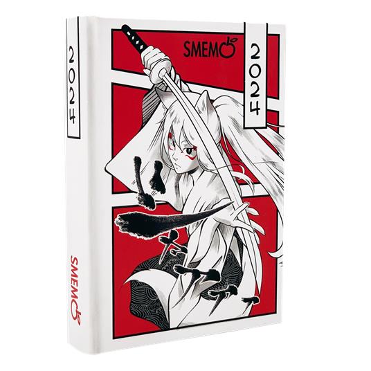 Diario Smemo 16 mesi, 2024, Manga Special Edition - Soggetto Samurai - 11 x 15 cm - 3