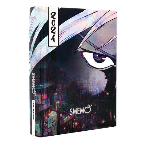 Diario Smemo 16 mesi, 2024, Manga Special Edition - Soggetto Cyber Punnk - 11 x 15 cm - 3