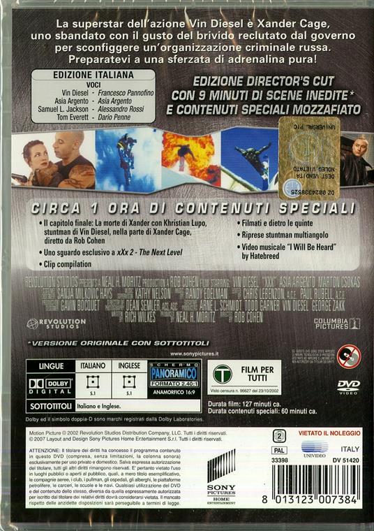 XXX di Rob Cohen - DVD - 2