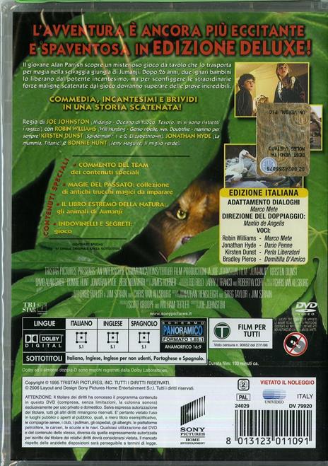 Jumanji<span>.</span> Deluxe Edition di Joe Johnston - DVD - 2