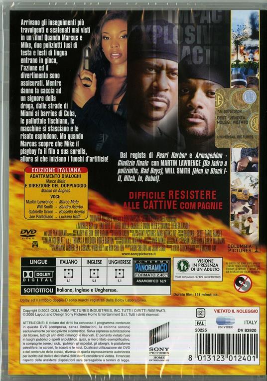 Bad Boys II di Michael Bay - DVD - 2