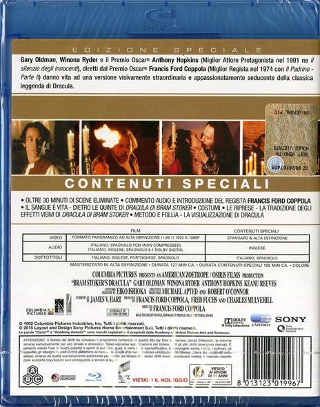 Dracula di Francis Ford Coppola - Blu-ray - 2