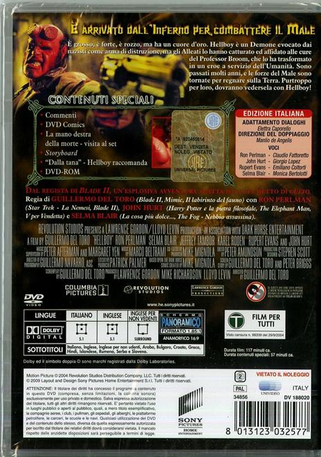 Hellboy di Guillermo Del Toro - DVD - 2