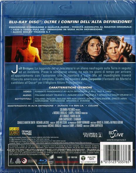 Starman di John Carpenter - Blu-ray - 2