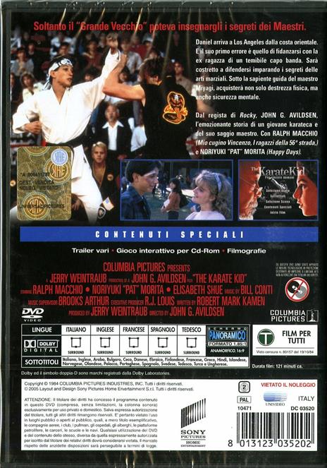 Karate Kid. Per vincere domani di John G. Avildsen - DVD - 2