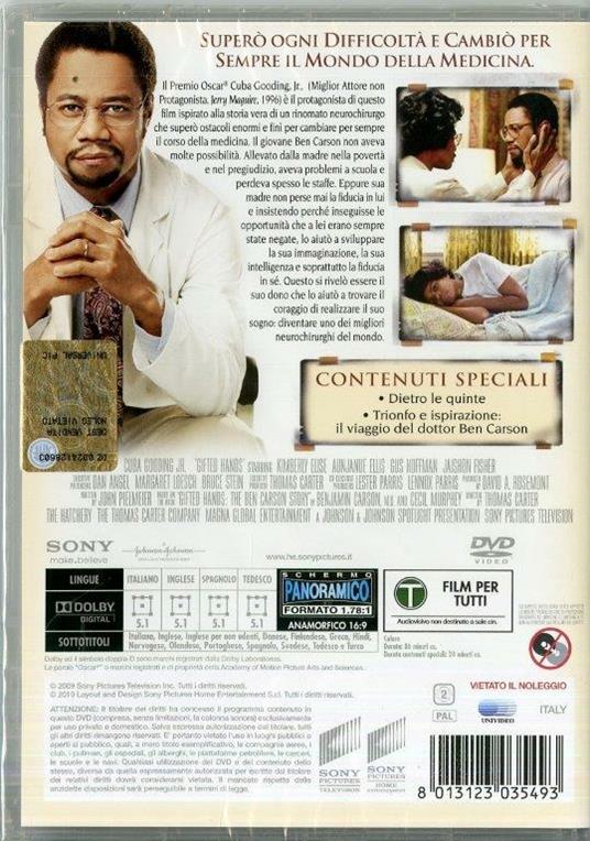 Gifted Hands. Il dono di Thomas Carter - DVD - 2