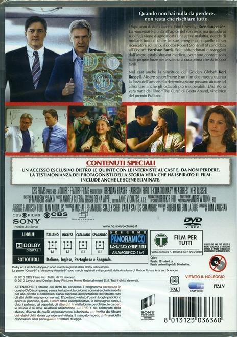 Misure straordinarie di Tom Vaughan - DVD - 2