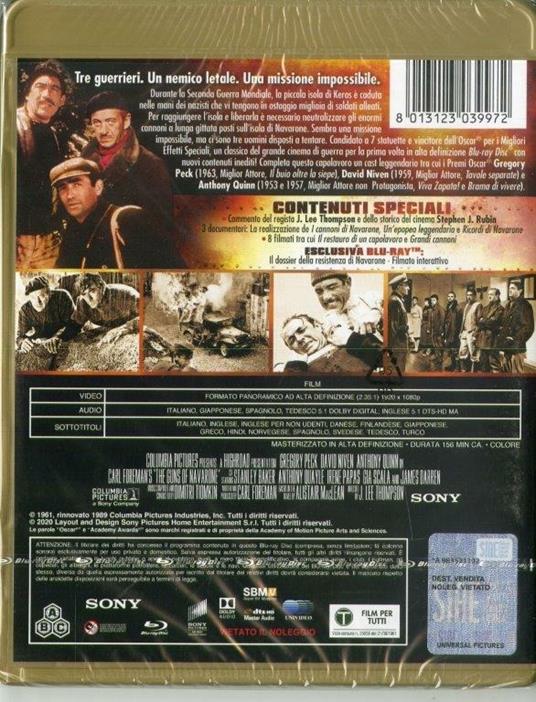 I cannoni di Navarone (Blu-ray) di Jack Lee Thompson - Blu-ray - 2