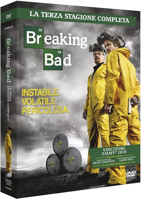 Breaking Bad. Stagione 3 (Serie TV ita) (4 DVD) di Bryan Cranston,Adam Bernstein,Michelle MacLaren - DVD