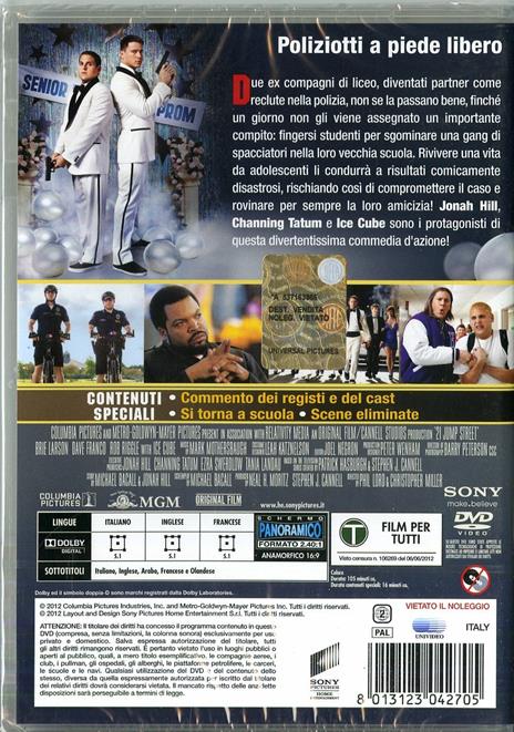 21 Jump Street di Phil Lord,Chris Miller - DVD - 2