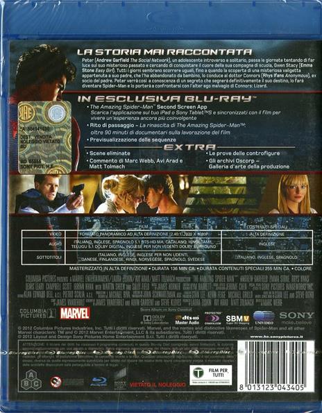 The Amazing Spider-Man. Limited edition (2 Blu-ray)<span>.</span> Limited Edition di Marc Webb - Blu-ray - 2