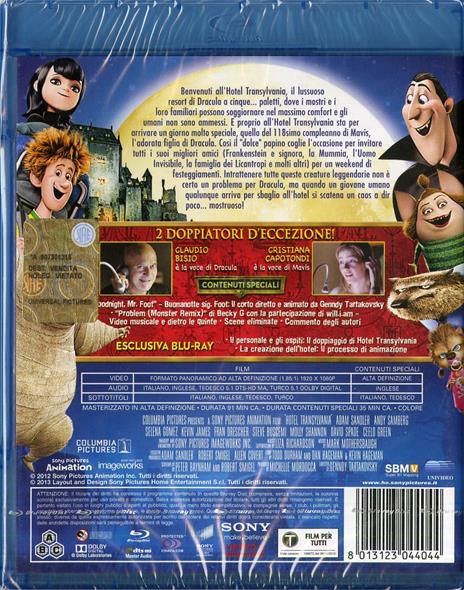 Hotel Transylvania di Genndy Tartakovsky - Blu-ray - 2