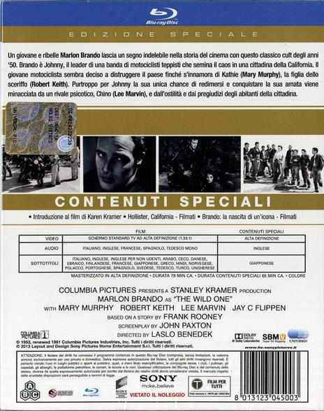 Il selvaggio. Esclusiva Feltrinelli-IBS (Blu-ray) di Laszlo Benedek - Blu-ray - 2