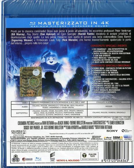 Ghostbusters. Acchiappafantasmi di Ivan Reitman - Blu-ray - 2