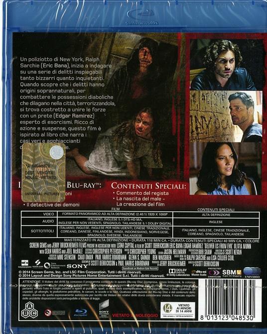 Liberaci dal male di Scott Derrickson - Blu-ray - 2