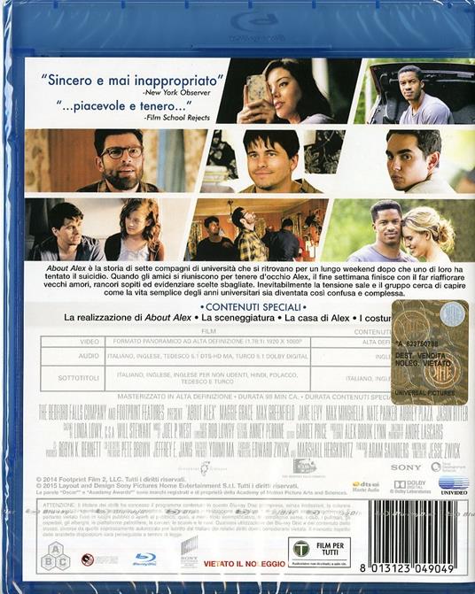About Alex di Jesse Zwick - Blu-ray - 2