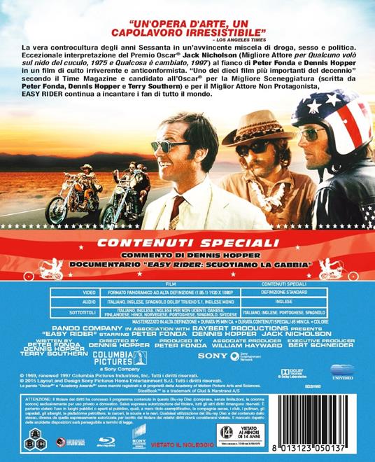 Easy Rider. Con Steelbook di Dennis Hopper - Blu-ray - 2