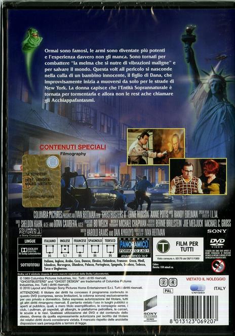Ghostbusters II (DVD) di Ivan Reitman - DVD - 2