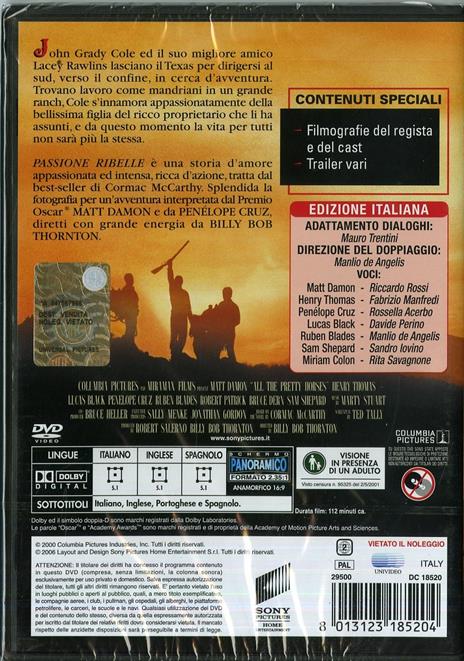 Passione ribelle di Billy Bob Thornton - DVD - 2