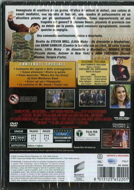 Mr. Deeds di Steven Brill - DVD - 2
