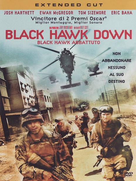Black Hawk Down. Black Hawk abbattuto<span>.</span> Extended Cut di Ridley Scott - DVD