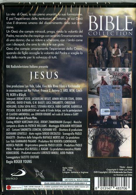 Jesus. The Bible Collection (DVD) di Roger Young - DVD - 2