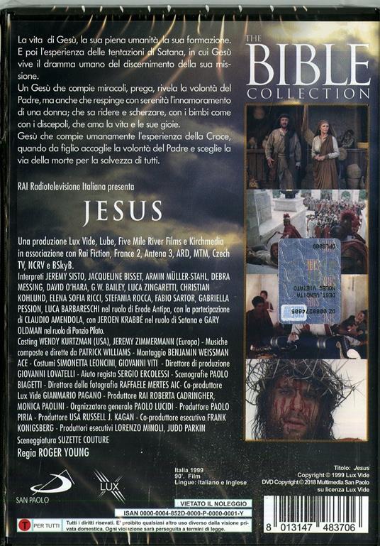 Jesus. The Bible Collection (DVD) di Roger Young - DVD - 2