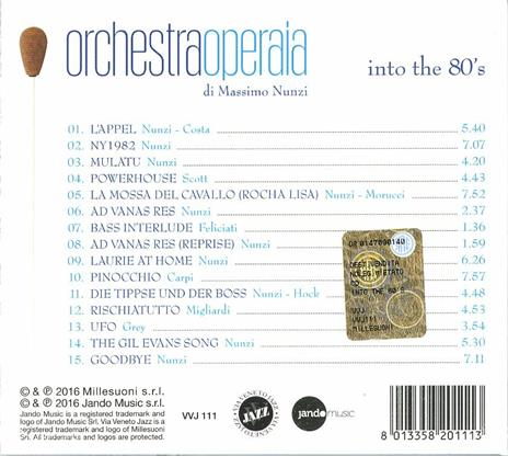 Into the 80's - CD Audio di Orchestra Operaia - 2