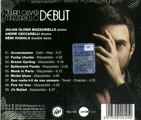 Debut - CD Audio di Julian Mazzariello - 2