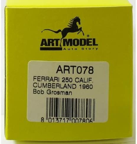 Am0078 Ferrari 250 California N.19 Dnf Cumberland Bp 1960 B.Grossman 1.43 Modellino Art Model - 3