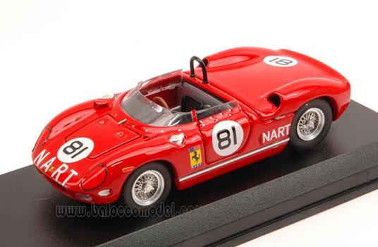 Ferrari 275 P #81 2Nd 500 Km Bridgehampton 1964 P. Rodriguez 1:43 Model Am0334