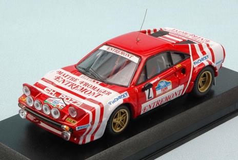 Ferrari 308 Gtb Gr.4 #2 Winner Targa Florio 1981 Andruet / Tiber 1:43 Model Bt9628