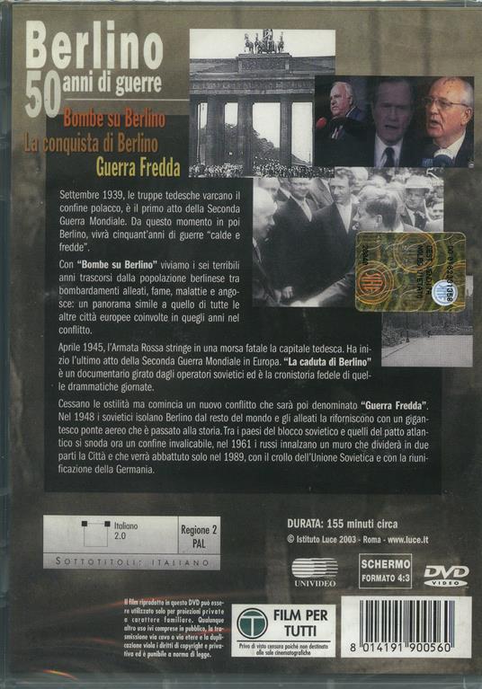 Berlino. 50 anni di guerre di I. Von Zur Mulen - DVD - 2