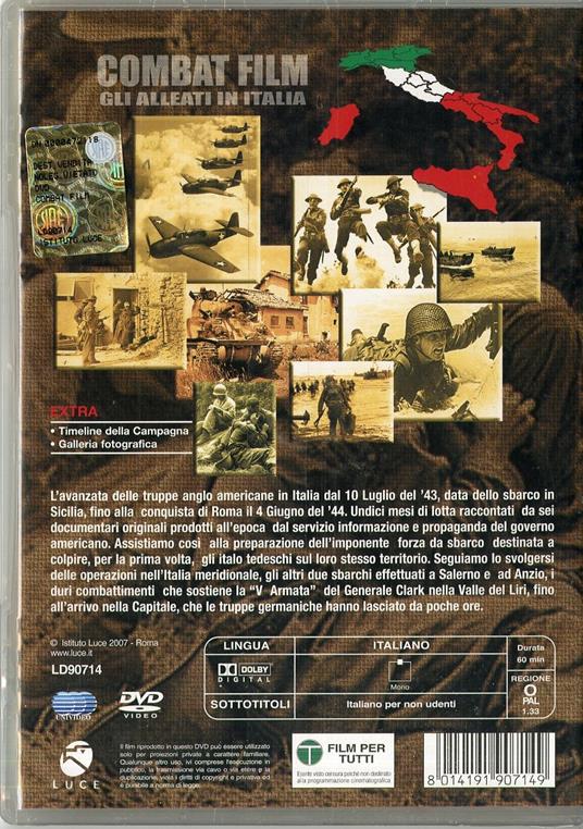 Combat Film. Gli alleati in Italia - DVD - 2