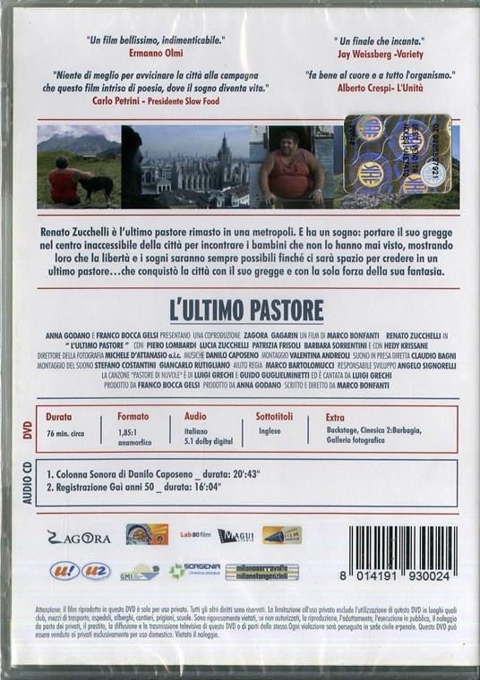 L' ultimo pastore di Marco Bonfanti - DVD - 2