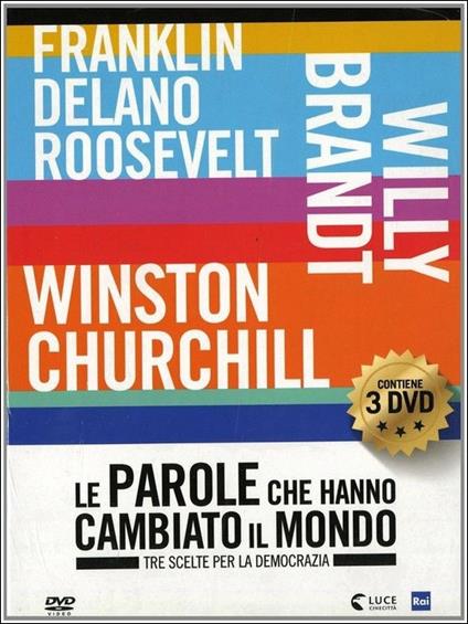 Le parole che hanno cambiato il mondo. Vol. 3 (3 DVD) di Vanni Gandolfo - DVD