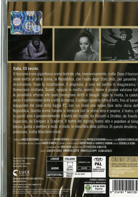Maschere crude di Flavio De Bernardinis - DVD - 2